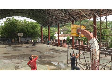 Remodelan cancha municipal de San Francisco del Norte