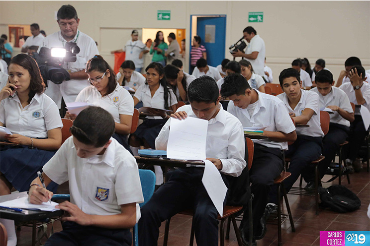 Estudiantes nicaragüenses compiten en Olimpíadas Nacionales de Matemáticas