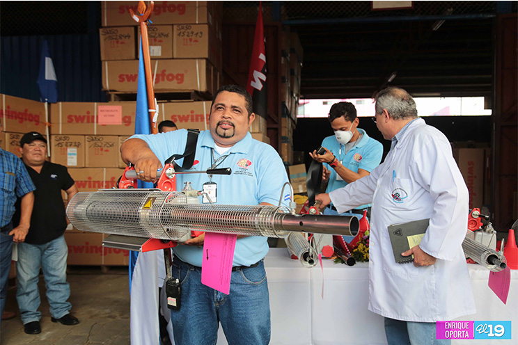 Ministerio de Salud entrega equipos de fumigación a ocho Silais del país