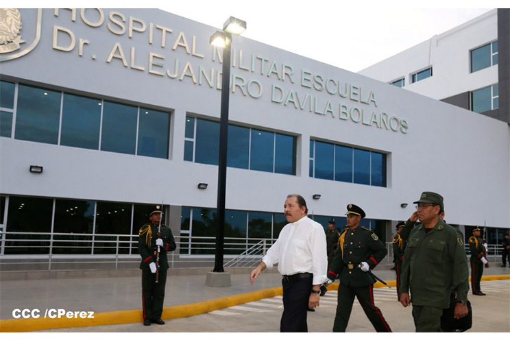 Presidente Daniel inaugura nuevo Hospital Militar “Dr. Alejandro Dávila Bolaños”