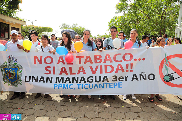 Marchan contra las drogas, la violencia y los accidentes de tránsito