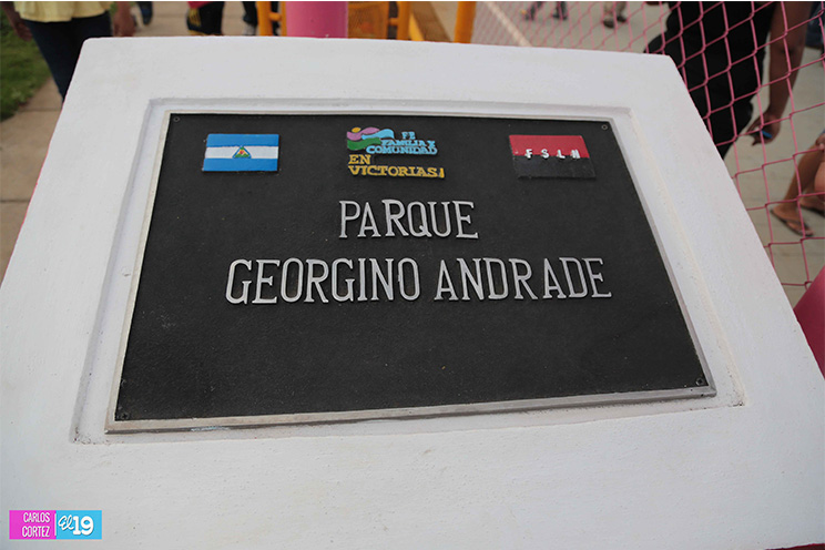 Minsa inaugura parque en el barrio Georgino Andrade