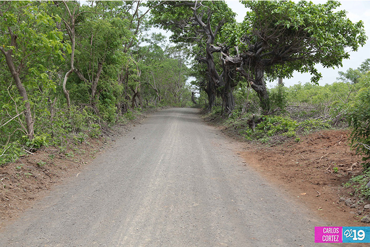 Inauguran camino en la comunidad rural San Cristobal en San Rafael del Sur