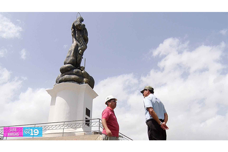 Alcaldía de Managua remoza rotondas de Cristo Rey y La Virgen  