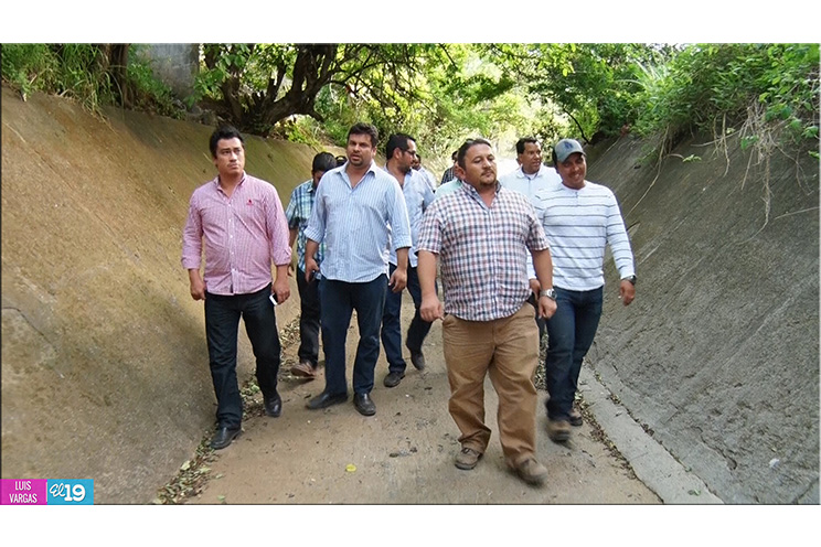 Recorren puntos en Managua donde se desarrollarán obras de mitigación ante lluvias