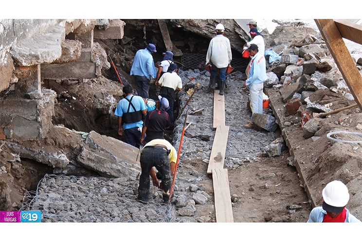 Recorren puntos en Managua donde se desarrollarán obras de mitigación ante lluvias