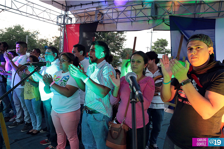 Juventud celebra vibrante concierto de música testimonial en homenaje a Carlos Fonseca 