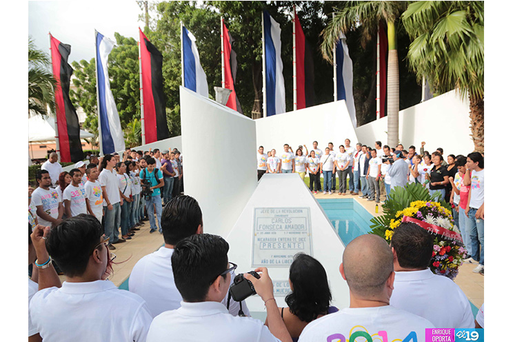 Rinden homenaje al Comandante Carlos Fonseca Amador