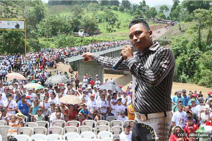 San José de Bocay celebra obras históricas de progreso impulsadas por el Gobierno Sandinista