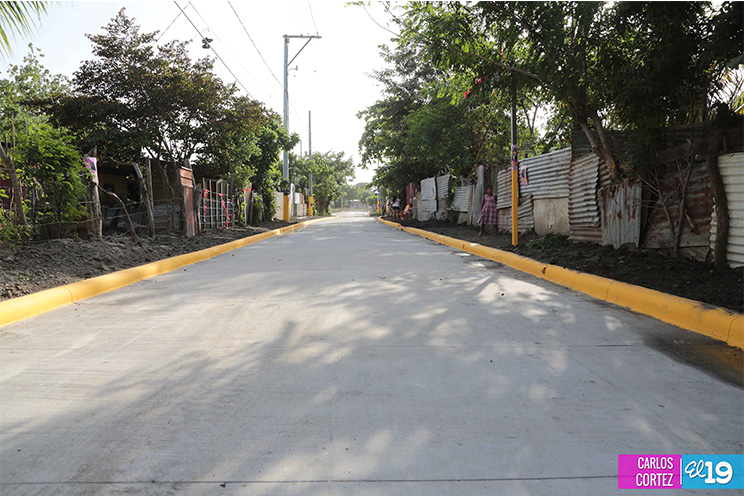 Tipitapeños celebran construcción de calles