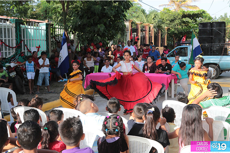 Tipitapeños celebran construcción de calles
