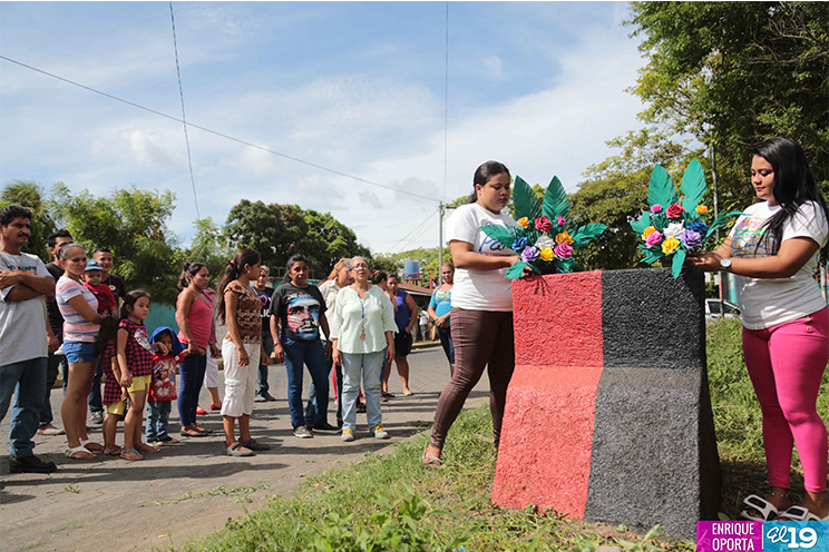 Militancia Sandinista rinde homenaje a los héroes y mártires de la Revolución