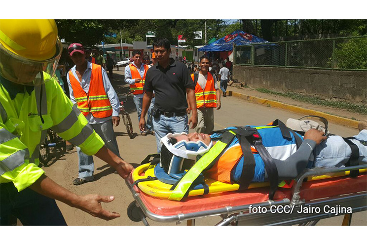 Masachapa desarrolla con éxito ejercicio de Simulacro Nacional ante terremoto