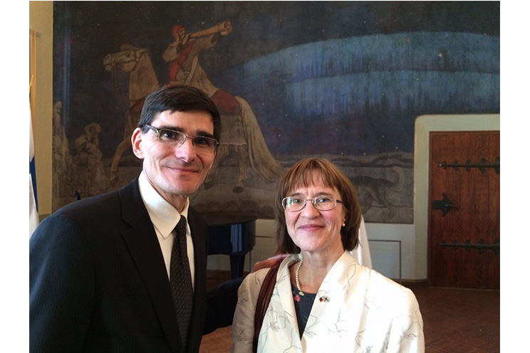 Cordial encuentro con nuevo titular de la diplomacia finlandesa