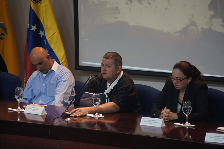 Nicaragua participa en reunión con Comité de Víctimas de la Guarimba desarrollado en Ecuador