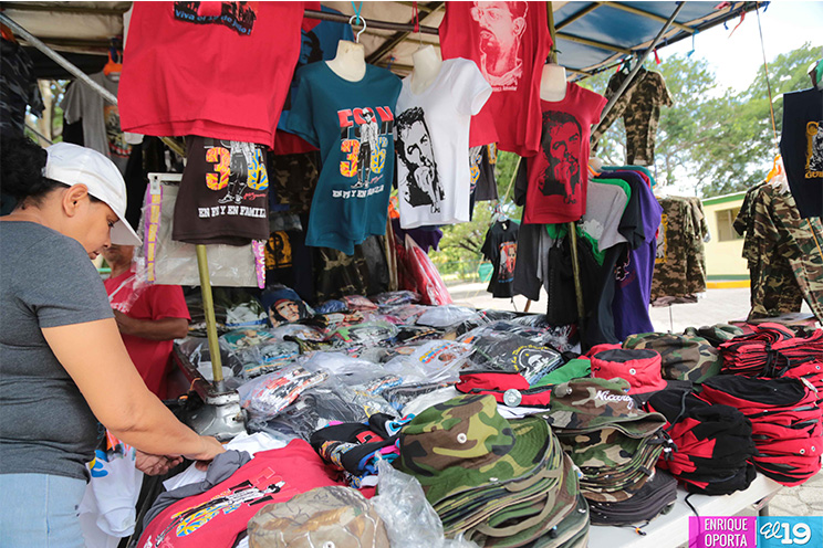 36/19 dispara ventas de artículos que evocan a la Revolución Sandinista