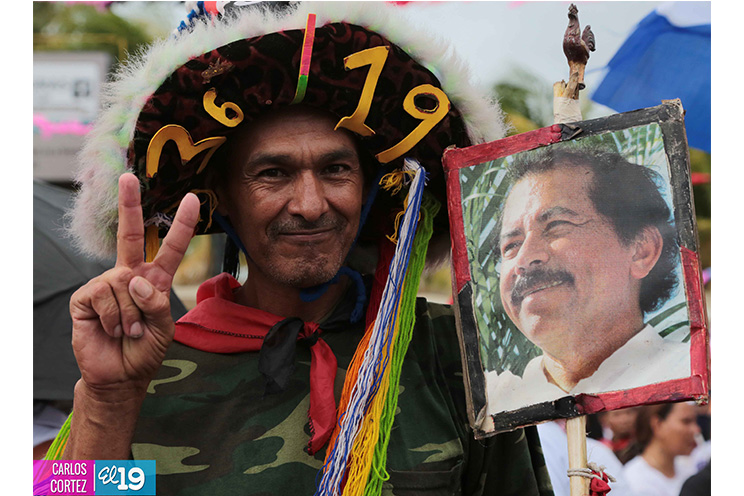 Miles llegaron a reafirmar las victorias de la Revolución Sandinista