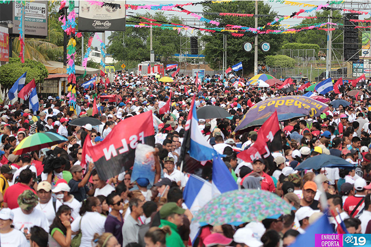 Daniel en Masaya: “Esta ha sido una manifestación de alegría”