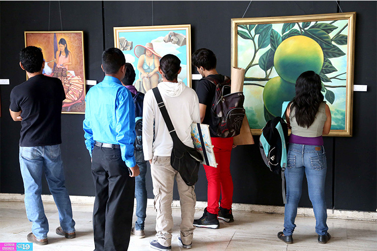 Inauguran “Salón de Artes Plásticas Nicaragüenses” en el TNRD en honor al maestro Arnoldo Guillén