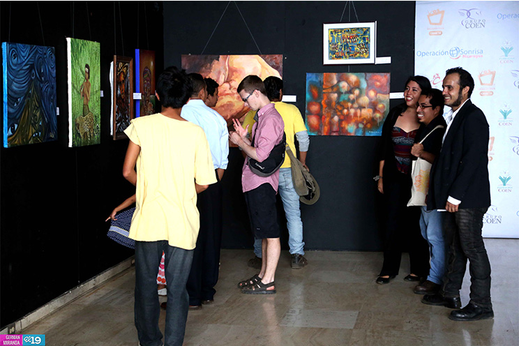 Inauguran “Salón de Artes Plásticas Nicaragüenses” en el TNRD en honor al maestro Arnoldo Guillén