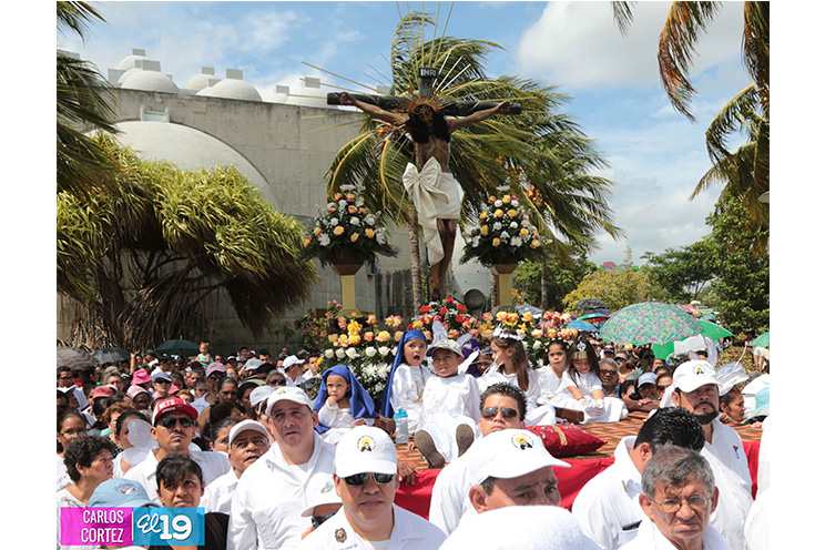 La Sangre de Cristo recorre Managua