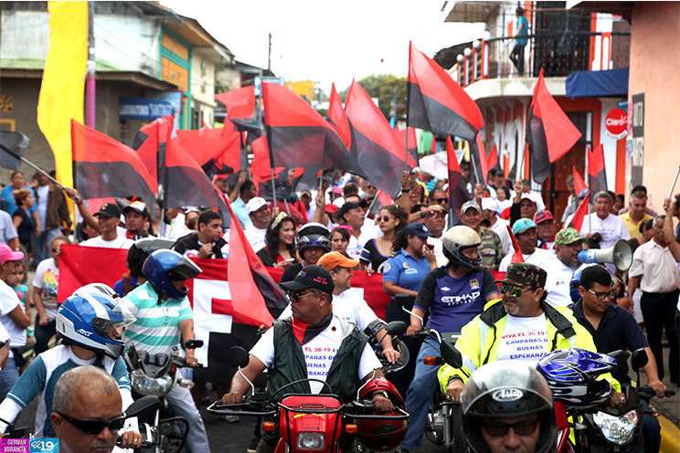 Jinotepe y San Marcos celebran 36 años de liberación