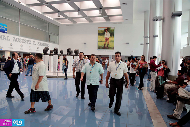 Aeropuerto Internacional Augusto C. Sandino fortalece puntos de inspección y servicios