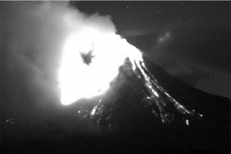 Autoridades mexicanas atentas a actividad del Volcán de Colima