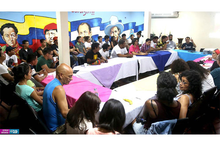 Internacionalistas europeos visitan Nicaragua para celebrar junto al pueblo el 36/19!