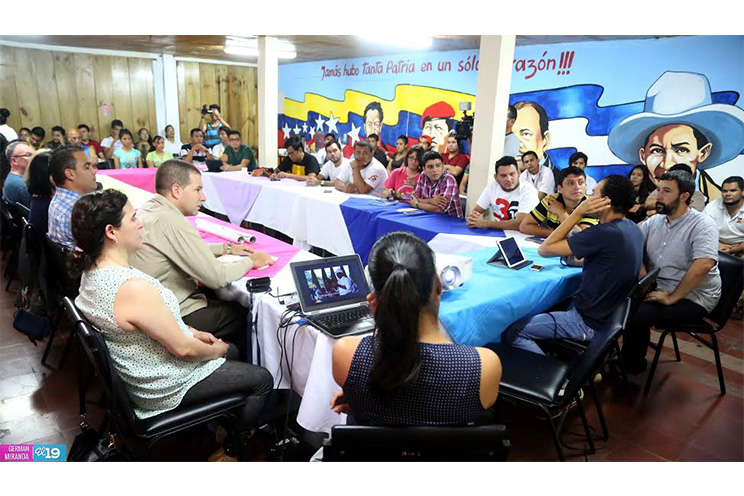 Internacionalistas europeos visitan Nicaragua para celebrar junto al pueblo el 36/19!