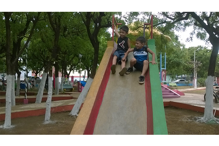 Inauguran parque en la comunidad rural San Pablo en San Rafael del Sur