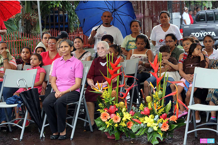 Militancia sandinista conmemora a Héroes y Mártires de la Revolución en los barrios Venezuela y 1ro de Mayo
