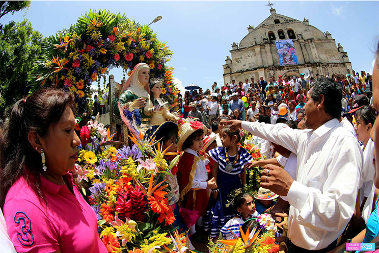 Niquinohomo inicia celebraciones en honor a Santa Ana