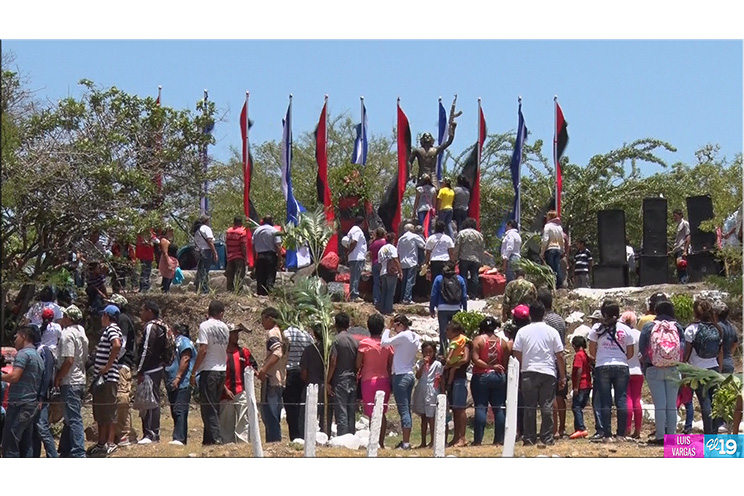 Conmemoran en La Paz Centro el 36 aniversario de la caída de los Héroes y Mártires de Pancorva