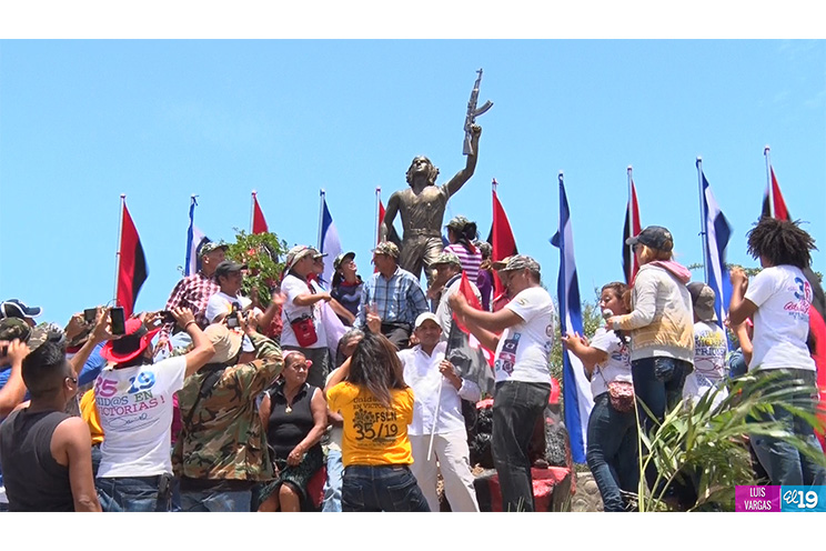 Conmemoran en La Paz Centro el 36 aniversario de la caída de los Héroes y Mártires de Pancorva