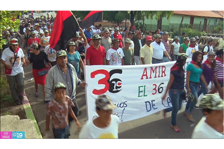 Conmemoran en La Paz Centro el 36 aniversario de la caída de los Héroes y Mártires de Pancorva