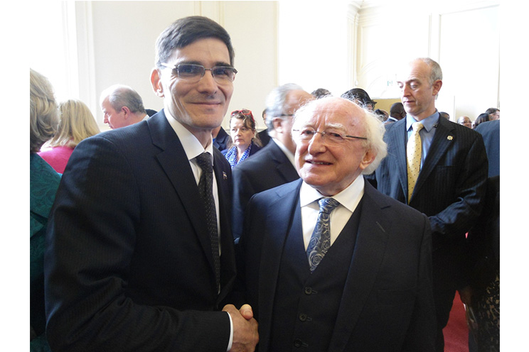 Saluda Irlanda al pueblo y gobierno nicaragüenses