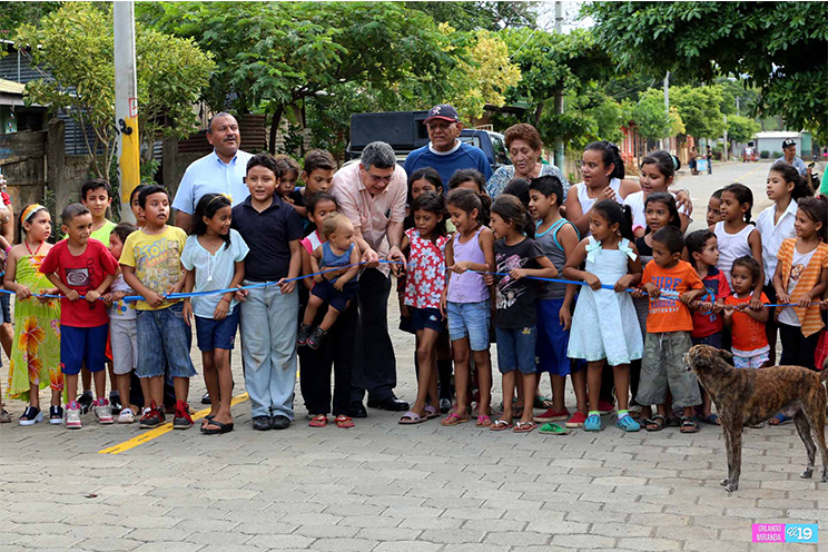 Ciudad Sandino inaugura más calles para el pueblo