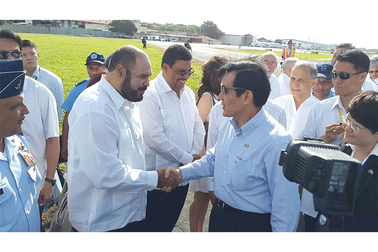 Presidente Ma Ying-jeou de China-Taiwán inicia visita oficial a Nicaragua