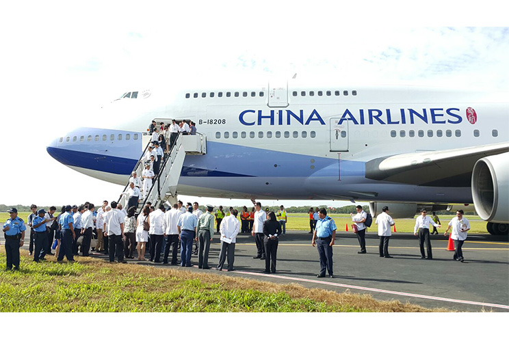 Presidente Ma Ying-jeou de China-Taiwán inicia visita oficial a Nicaragua