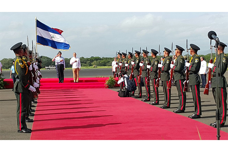 Presidente Ma Ying-jeou de China-Taiwán inicia visita oficial a Nicaragua