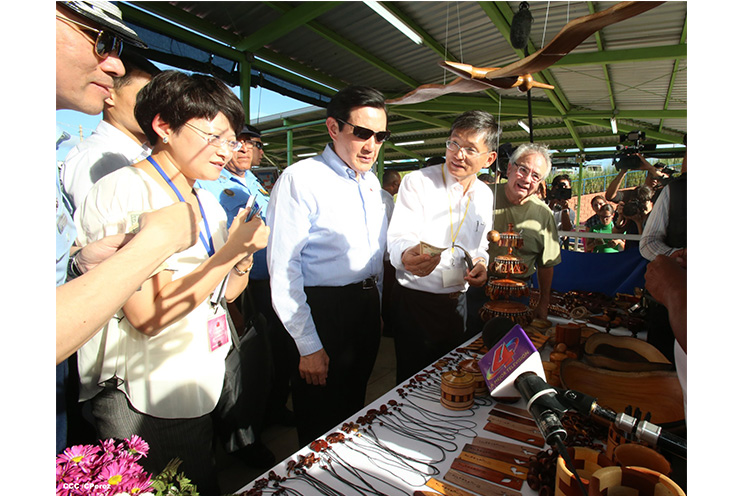 Presidente Ma Ying–jeou recorre el Parque Nacional de Ferias
