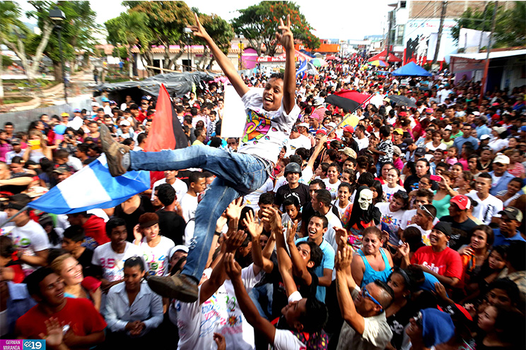 Mar de gente inunda calles de Estelí celebrando 36 años de liberación y victorias