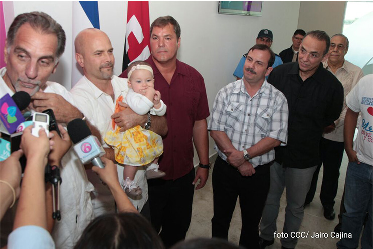 Los Cinco Héroes Cubanos llegan a Nicaragua para celebrar el 36/19