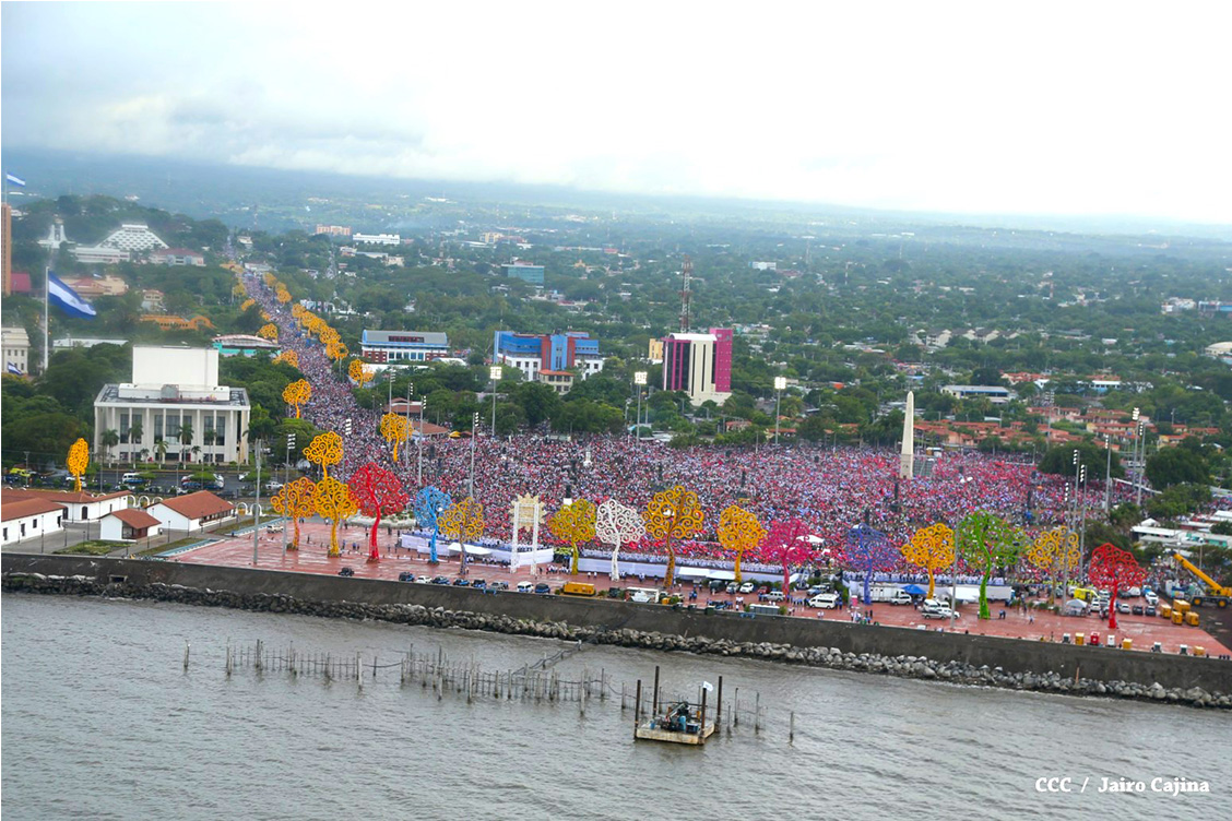 Nicaragua celebra 36 Años de Revolución en Paz y Unidad