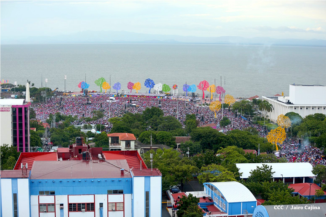 Nicaragua celebra 36 Años de Revolución en Paz y Unidad
