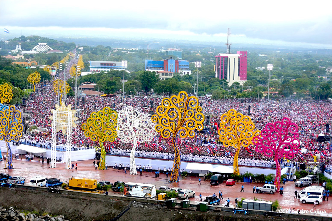 Nicaragua celebra 36 Años de Revolución en Paz y Unidad
