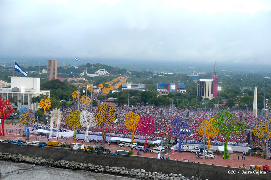 Nicaragua celebra 36 Años de Revolución en Paz y Unidad