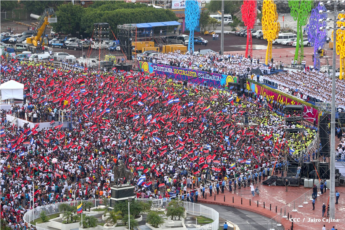 Nicaragua celebra 36 Años de Revolución en Paz y Unidad