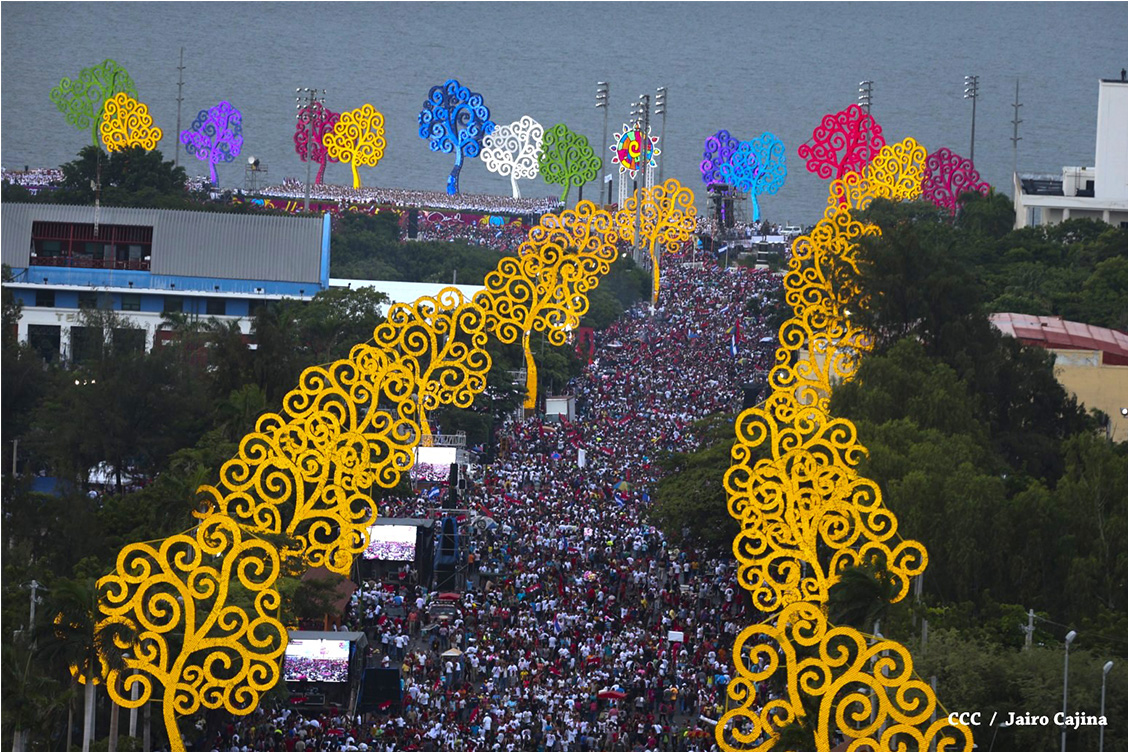Nicaragua celebra 36 Años de Revolución en Paz y Unidad